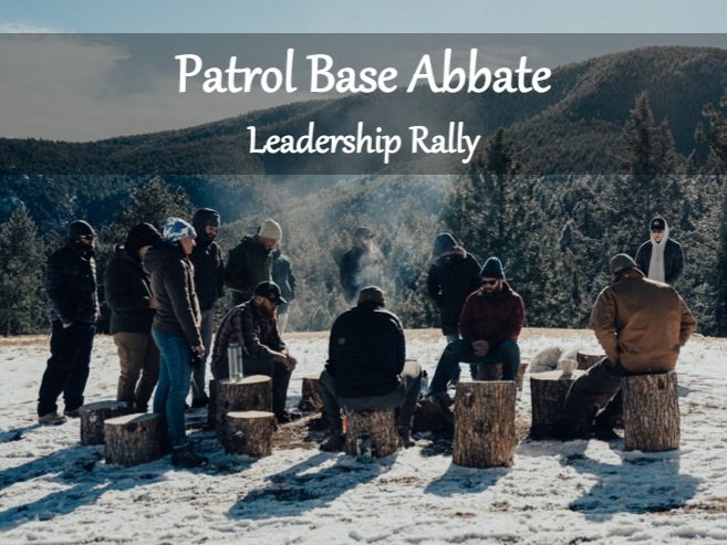 Patrol Base Abbate Leadership Rally