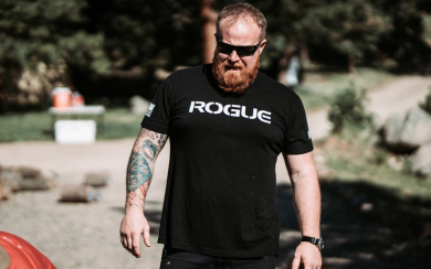 PARTNERSHIP WITH ROGUE FITNESS t-shirts